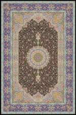 Machine-Made Silk Carpet, 1600 Reeds