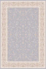 فرش اکریلیک ماشینی 1500 شانه طرح لیندا آبی