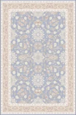 فرش اکریلیک ماشینی 1500 شانه طرح ستاره آبی