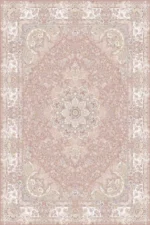 فرش اکریلیک ماشینی 1500 شانه طرح یاقوت شکلاتی