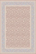 فرش اکریلیک ماشینی 1500 شانه طرح هما شکلاتی