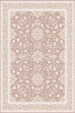 فرش اکریلیک ماشینی 1500 شانه طرح ستاره شکلاتی