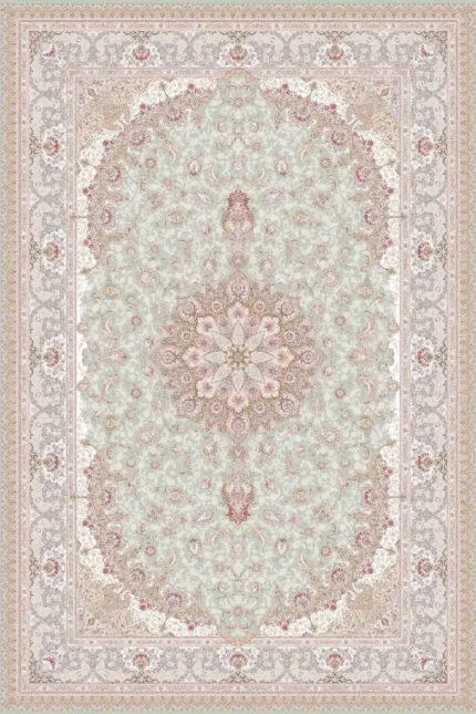 Machine-made acrylic carpet 1500 reeds, Isfahan design