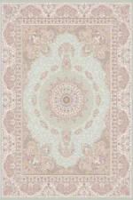 فرش اکریلیک ماشینی 1500 شانه طرح ماهرو سبز