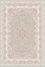 فرش اکریلیک ماشینی 1500 شانه طرح تبریز سبز