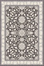 فرش اکریلیک ماشینی 1500 شانه طرح ستاره دودی