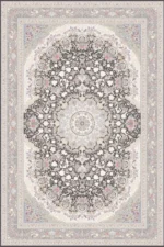 فرش اکریلیک ماشینی 1500 شانه طرح هانا دودی