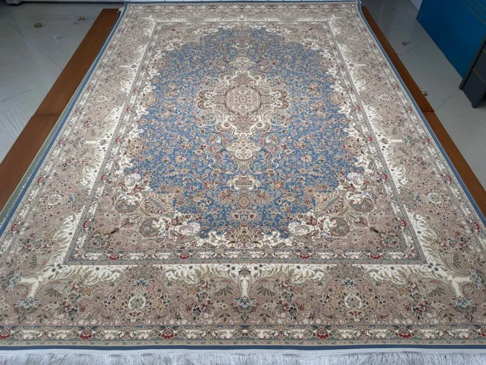 فرش اکریلیک ماشینی خاطره کویر کاشان طرح تبریز فیلی