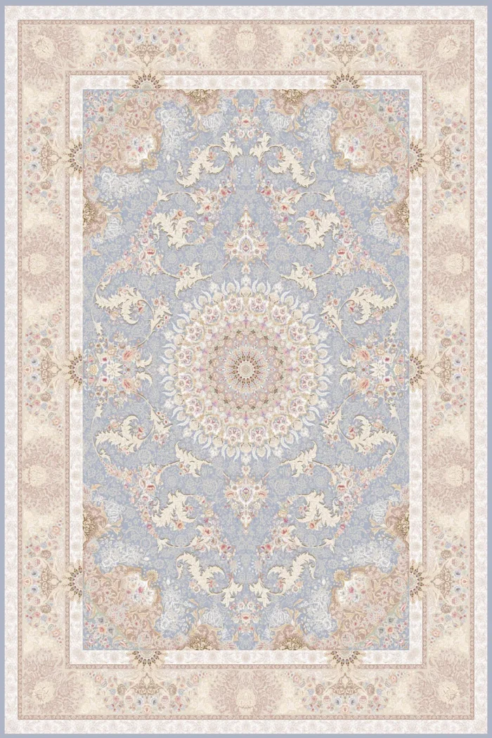 1500 reeds carpet, blue Aseman design